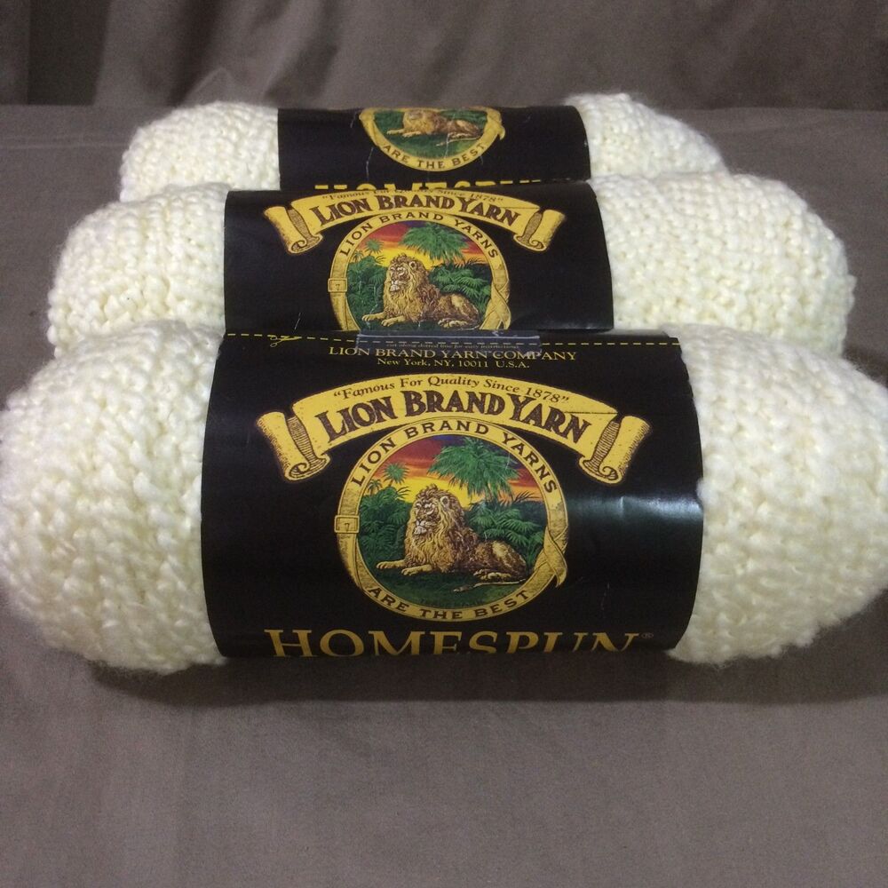 Lion Brand Homespun Yarn Lot of 3 Skeins Textured Bulky Deco #309